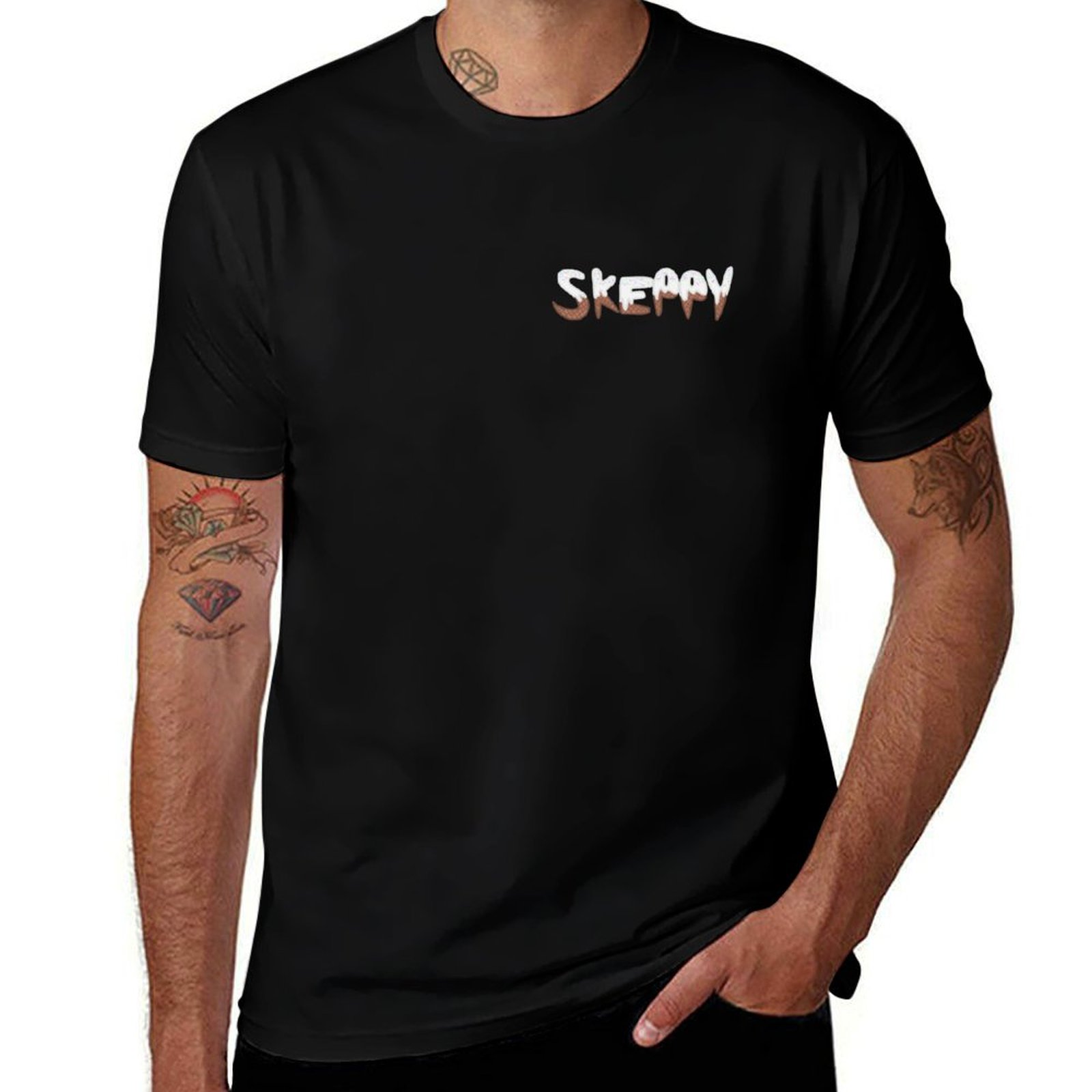 Street Fashion Name - Kaos Skeppy (nama) es krim, Kaos