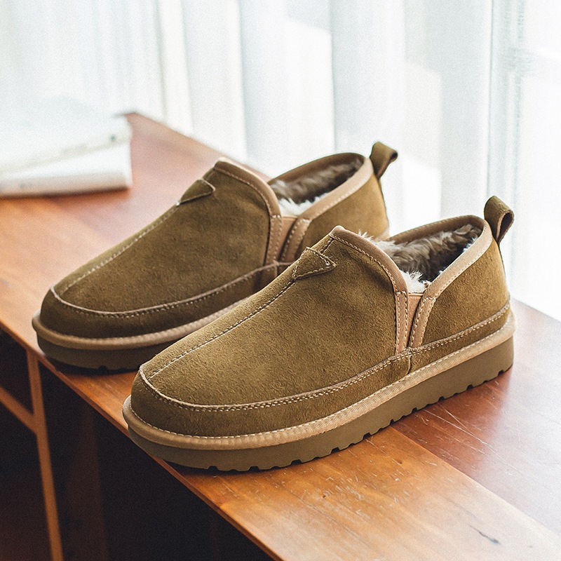 Street Fashion Lady - Sepatu Bot Salju Kulit Sapi Asli