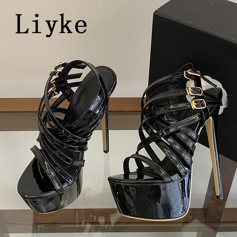 Street Fashion Lady - Liyke Sandal Hak Tinggi Super 17CM
