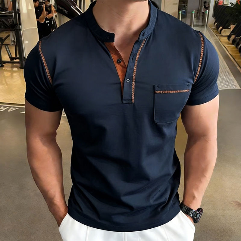 Street Fashion China - Kaos Polo Golf Lengan Pendek Kerah