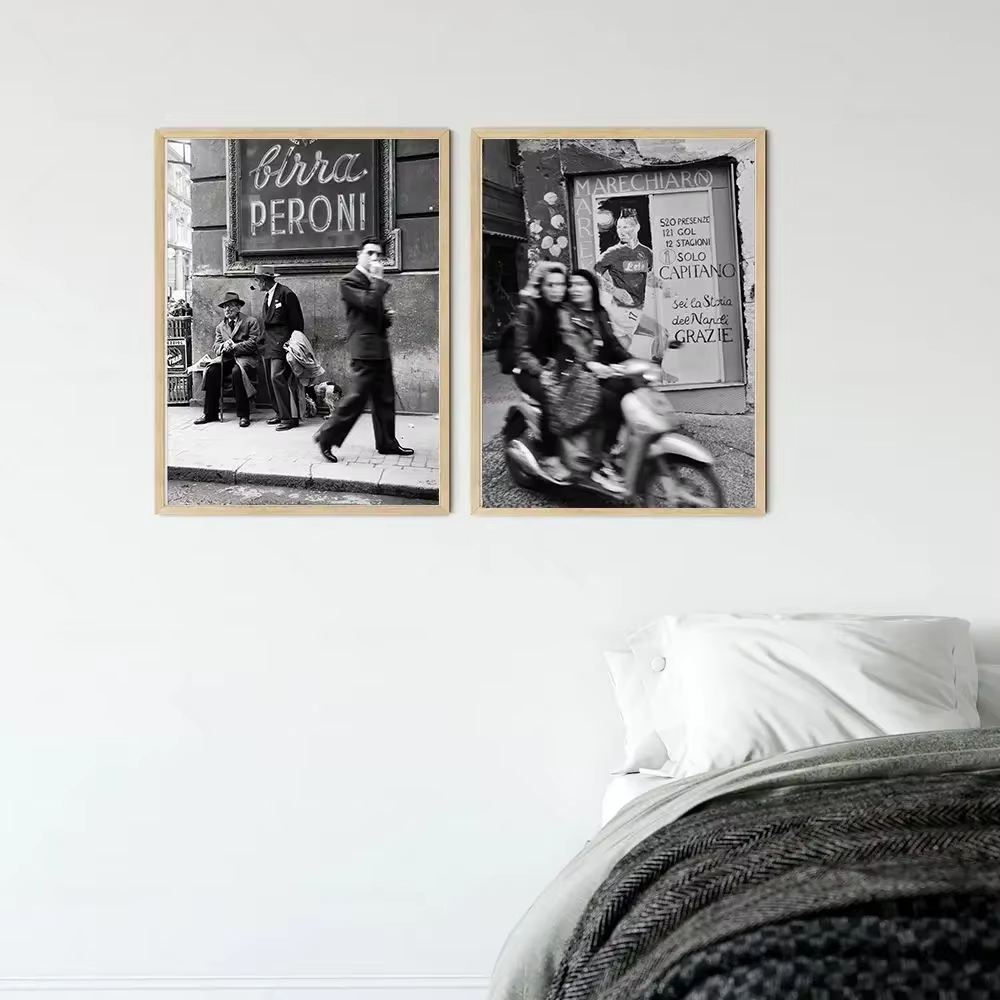 Mode Cetak Fotografi Vintage H - Street Fashion Paris ulasan dan harga