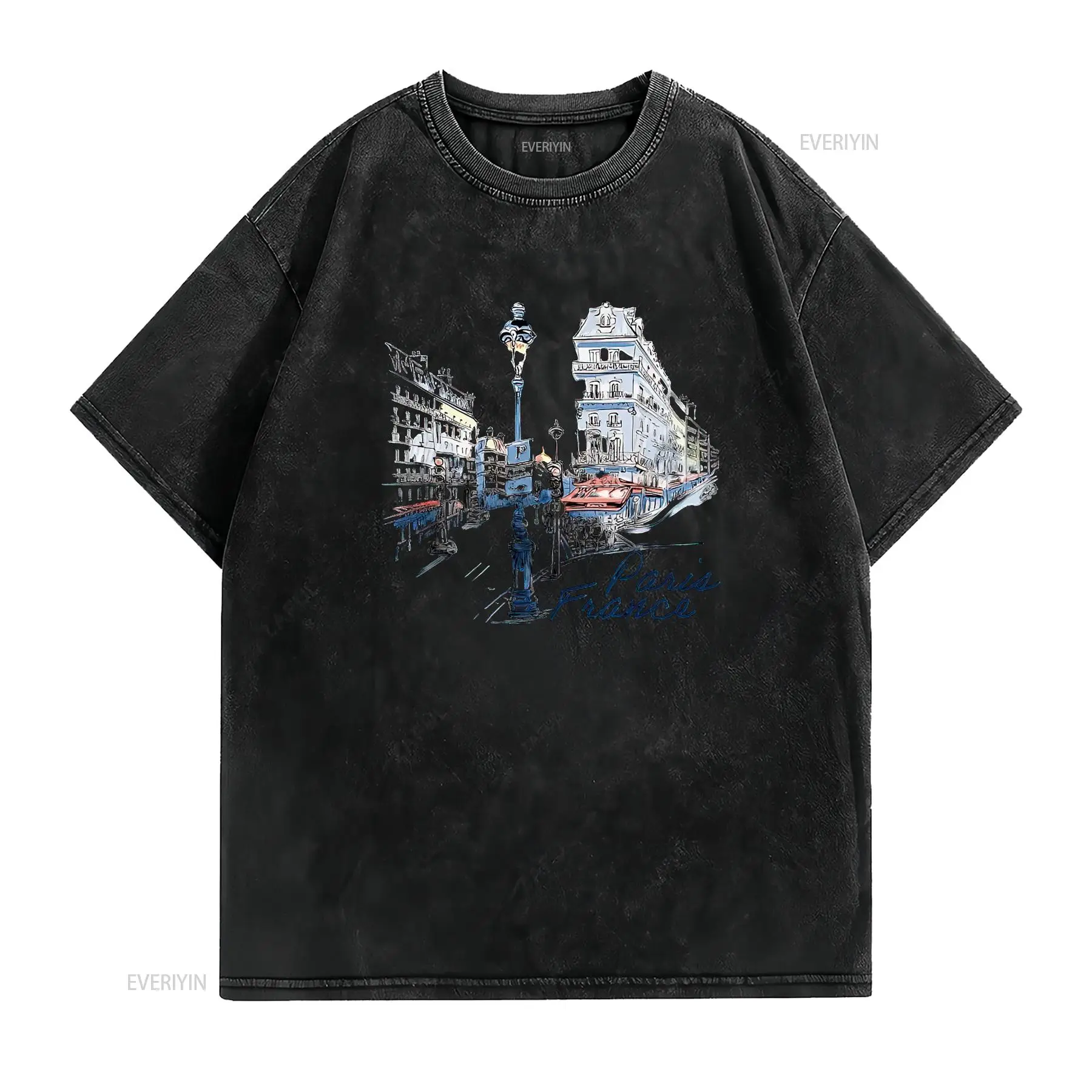 Kaos Souvenir Paris Prancis, K - Street Fashion Paris ulasan dan harga