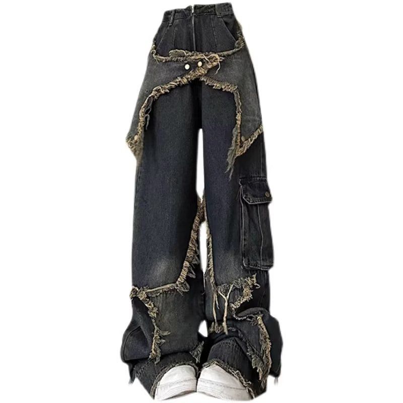 Celana Jeans Kasual Bergaya Ch - Street Fashion Trend 2025 ulasan dan harga