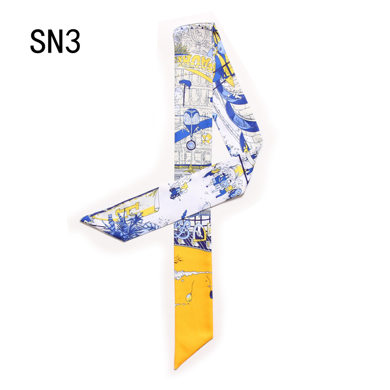 Syal Sutra Cetak Jalanan Paris - Street Fashion Paris ulasan dan harga