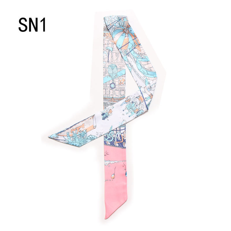 Syal Sutra Cetak Jalanan Paris - Street Fashion Paris ulasan dan harga
