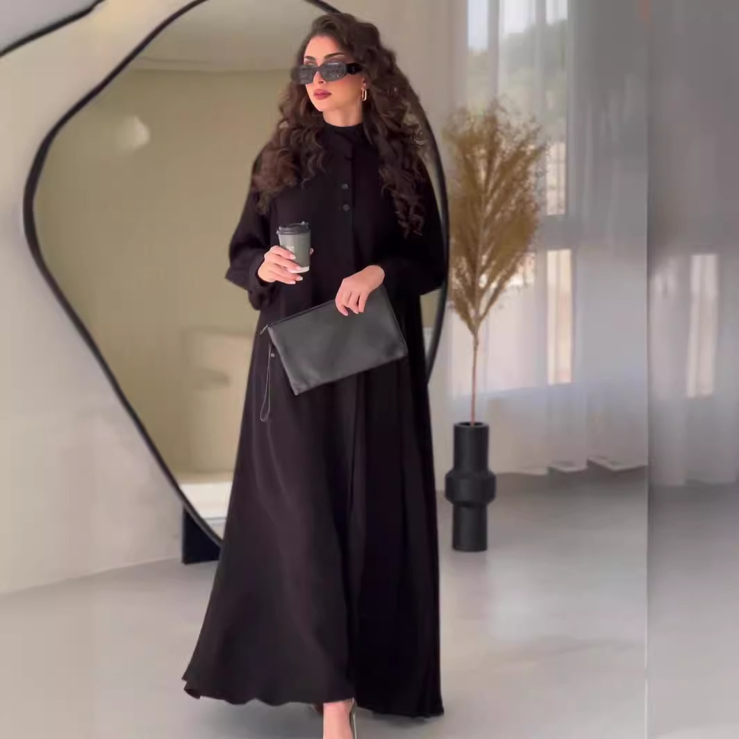 Gaun Abaya Ramadan Dubai Mewah - Street Fashion Dubai ulasan dan harga