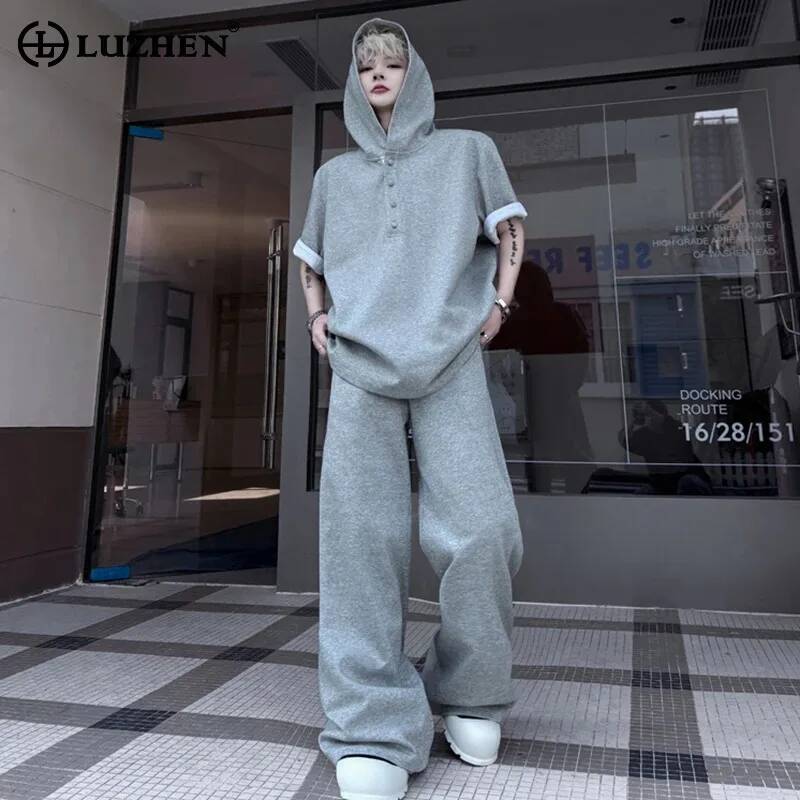 LUZHEN Atasan Original Lengan  - Street Fashion China ulasan dan harga
