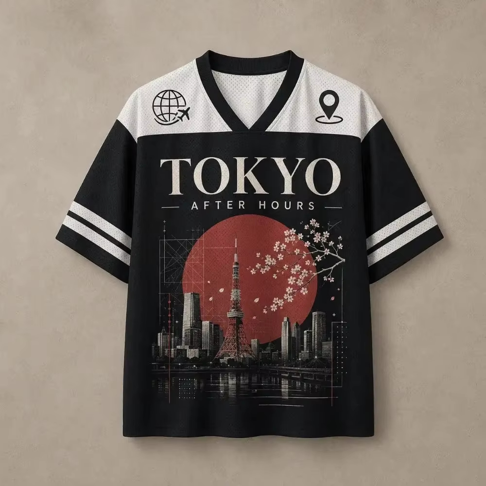 Harajuku Tokyo Red Moon Patte  - Street Fashion In Tokyo ulasan dan harga