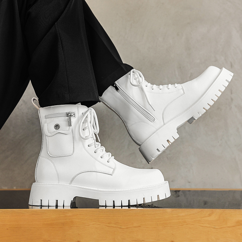Sepatu Bot Pria Tren 2025 Sepa - Street Fashion Trend 2025 ulasan dan harga