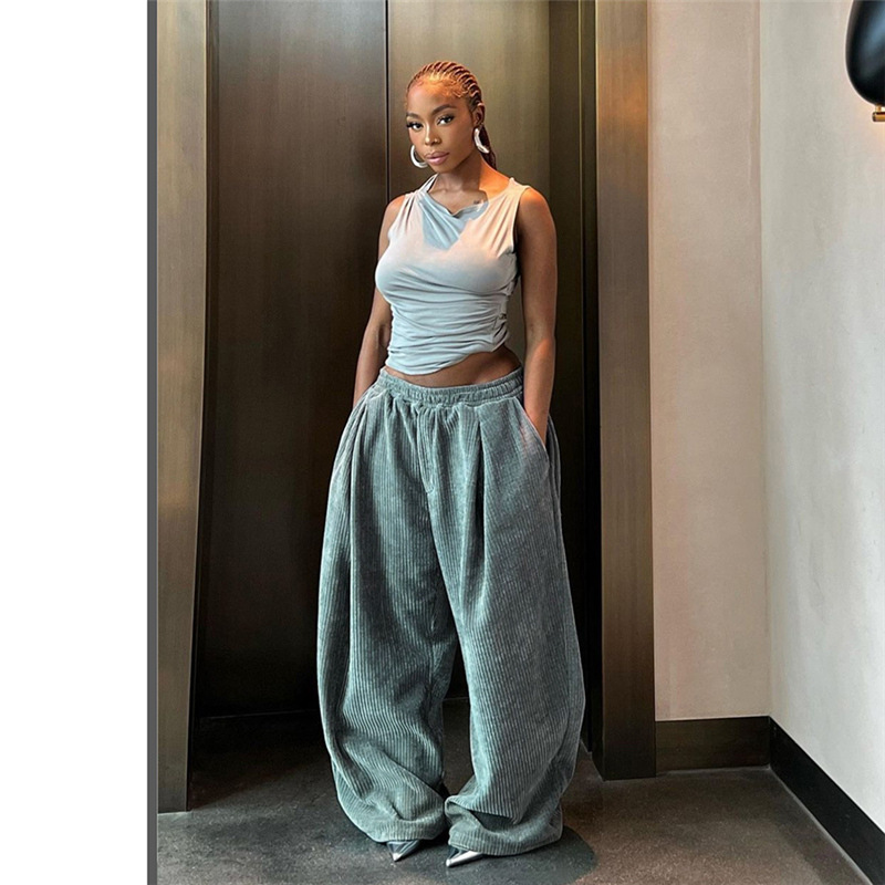 Celana Wanita Pakaian Musim Gu - Street Fashion Shoot ulasan dan harga