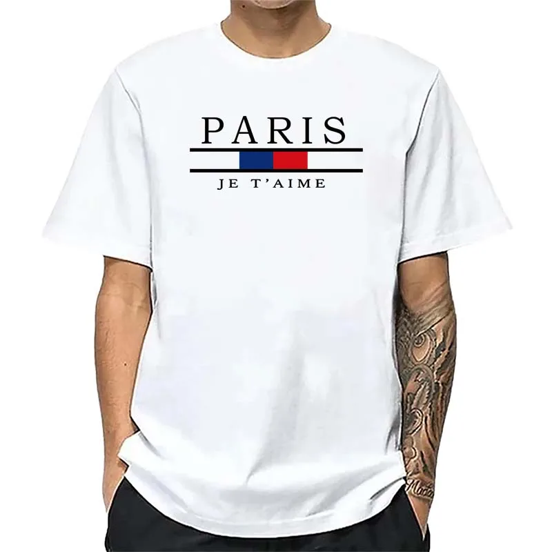 Kaus Gambar Grafis Paris Kaus  - Street Fashion Paris ulasan dan harga