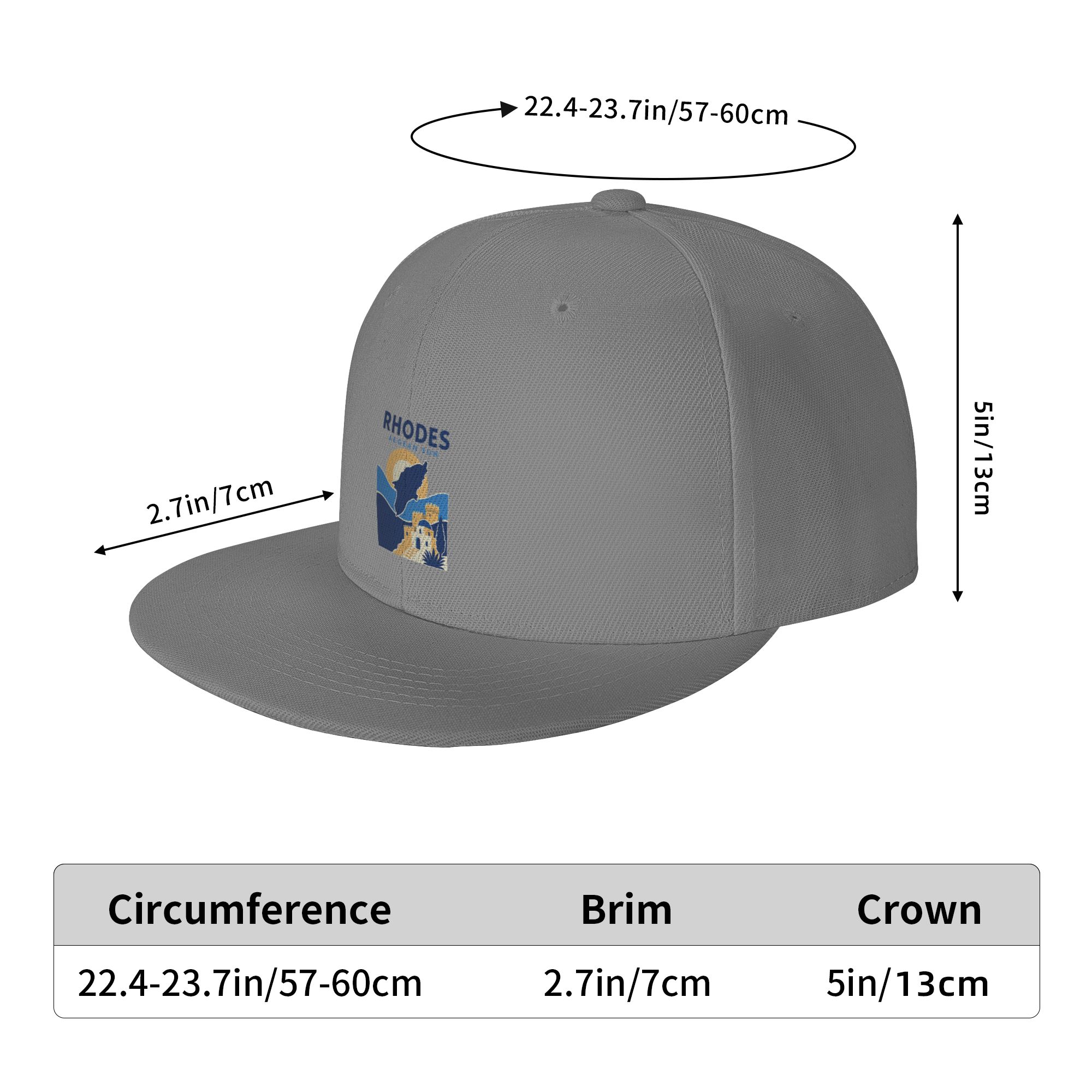 Topi Matahari Flat Brim Gaya R - Street Fashion Greece ulasan dan harga