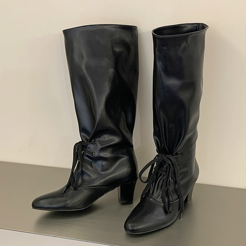 Eilyken Sepatu Bot Wanita Mode - Street Fashion Lady ulasan dan harga