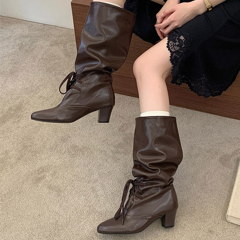 Eilyken Sepatu Bot Wanita Mode - Street Fashion Lady ulasan dan harga