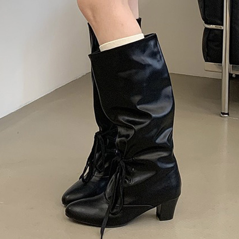 Eilyken Sepatu Bot Wanita Mode - Street Fashion Lady ulasan dan harga