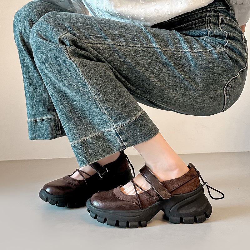 Sepatu Mary Jane Balet Retro B - Street Fashion Women ulasan dan harga
