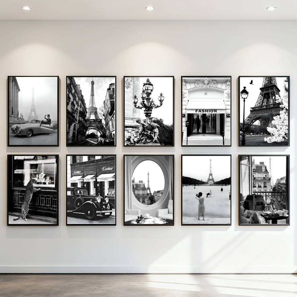 Hitam Putih Modis di Paris Ars - Street Fashion Paris ulasan dan harga