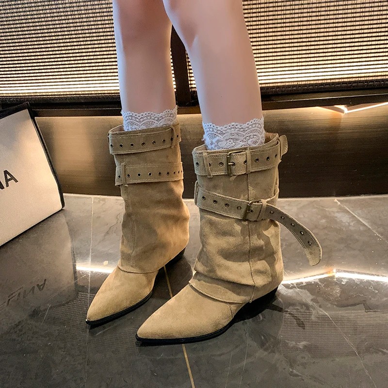 Sepatu Bot Wanita Musim Dingin - Street Fashion Trend 2025 ulasan dan harga