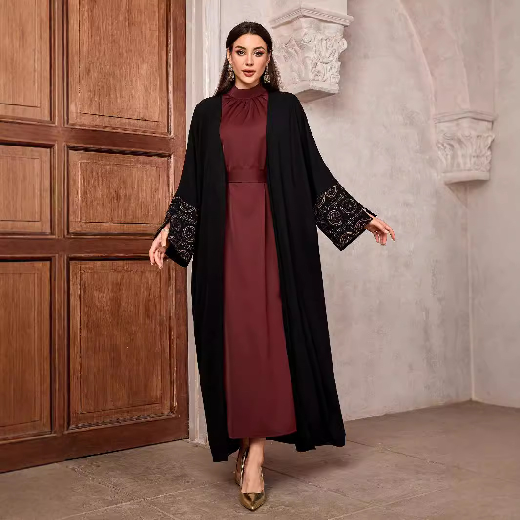 Busana Muslim Baru, Cardigan B - Street Fashion Dubai ulasan dan harga