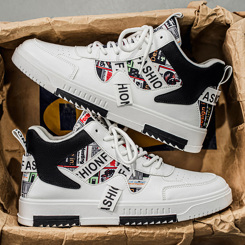 Sepatu Kasual High-Top Pria Te - Street Fashion Trend 2025 ulasan dan harga