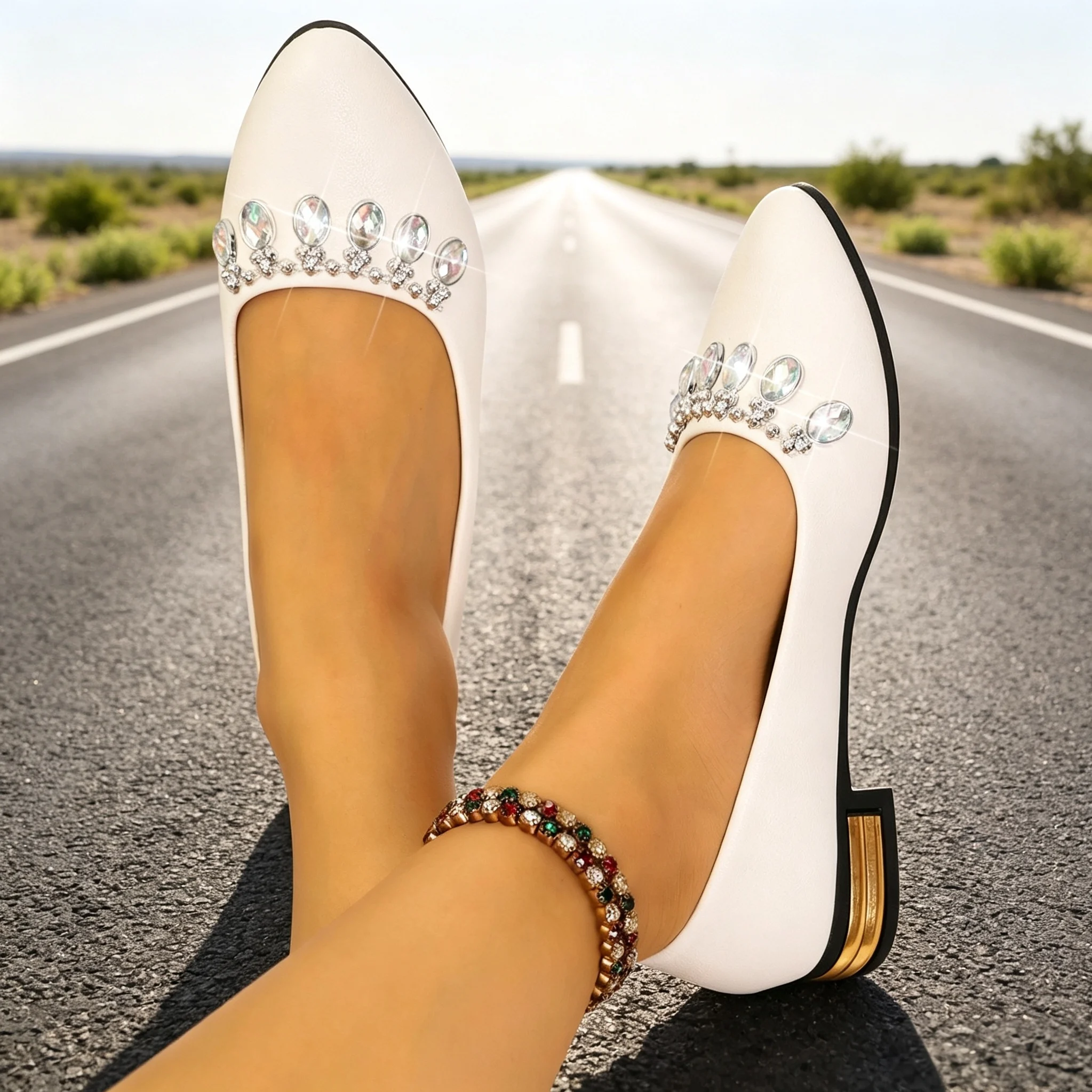 Sepatu Balet Wanita Model Poin - Street Fashion Women ulasan dan harga