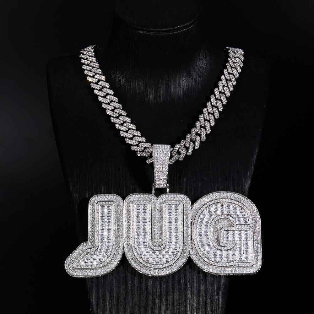 Liontin Huruf Baguettecz Custo - Street Fashion Name ulasan dan harga