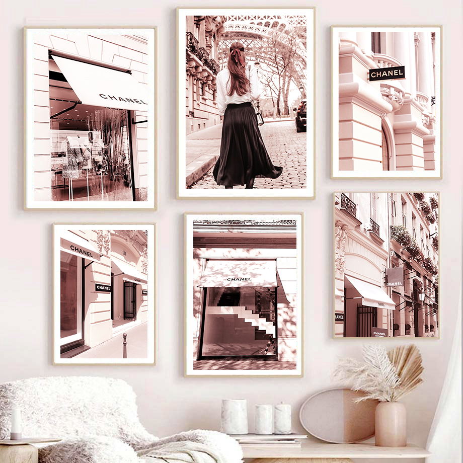 Poster Mode Pink Toko Mewah Ja - Street Fashion Paris ulasan dan harga