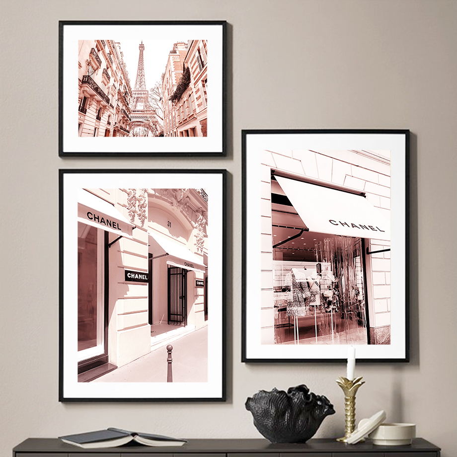 Poster Mode Pink Toko Mewah Ja - Street Fashion Paris ulasan dan harga