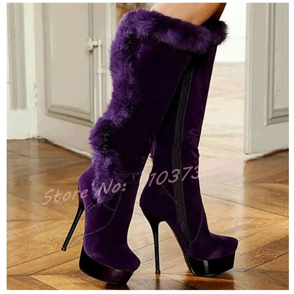 Sepatu bot hak tinggi ritsleti - Street Fashion Lady ulasan dan harga