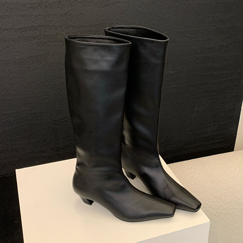 Sepatu Bot Setinggi Lutut Gaya - Street Fashion Lady ulasan dan harga