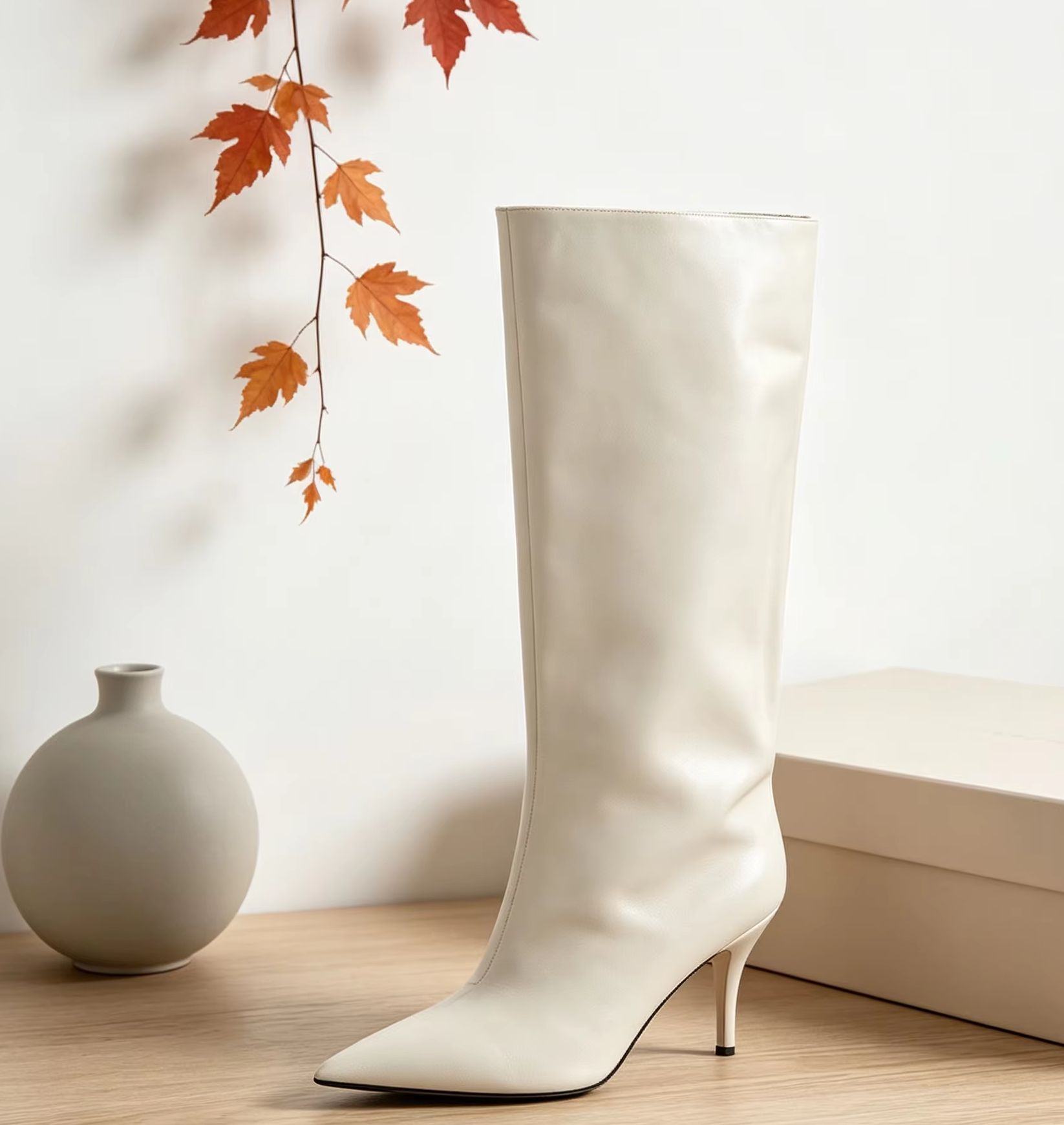 Sepatu Boot Tinggi Selutut Mod - Street Fashion Lady ulasan dan harga