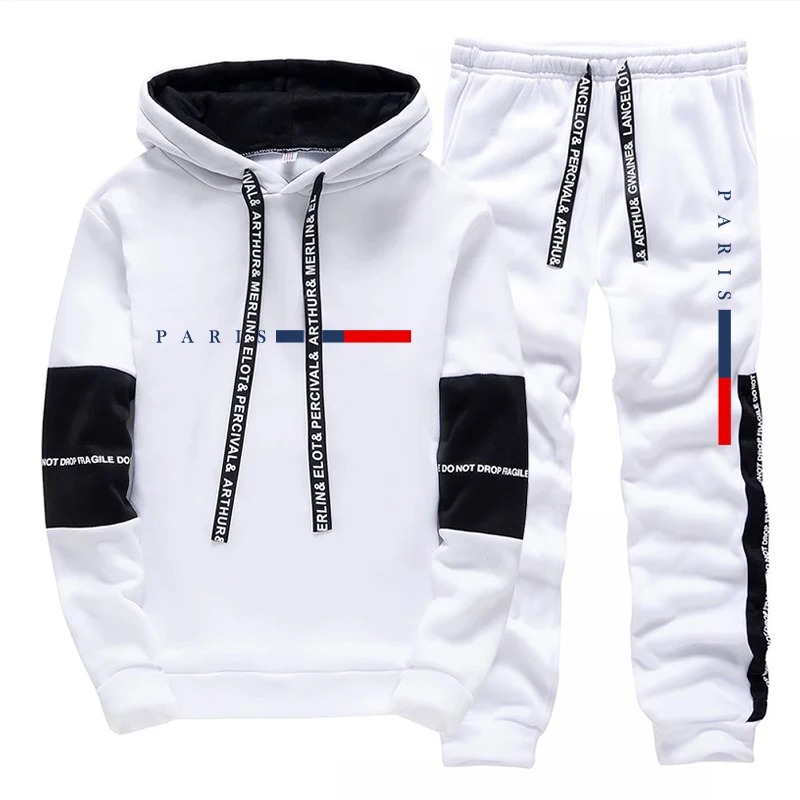 Setelan Pria/Hoodie/Celana Ola - Street Fashion Paris ulasan dan harga