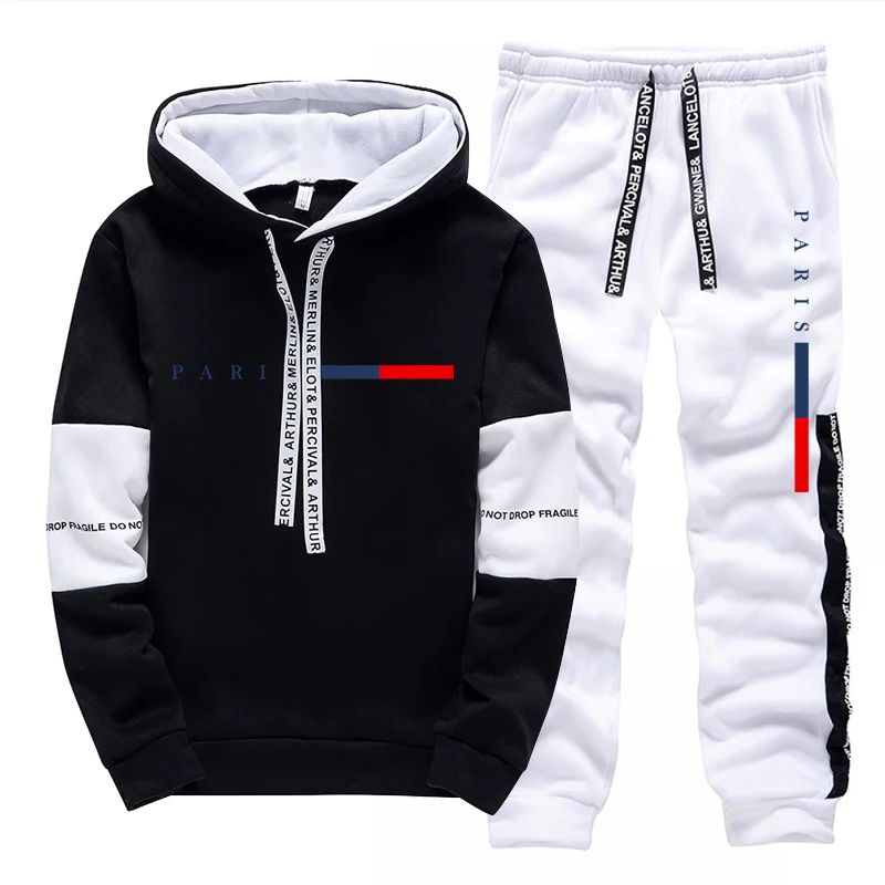 Setelan Pria/Hoodie/Celana Ola - Street Fashion Paris ulasan dan harga
