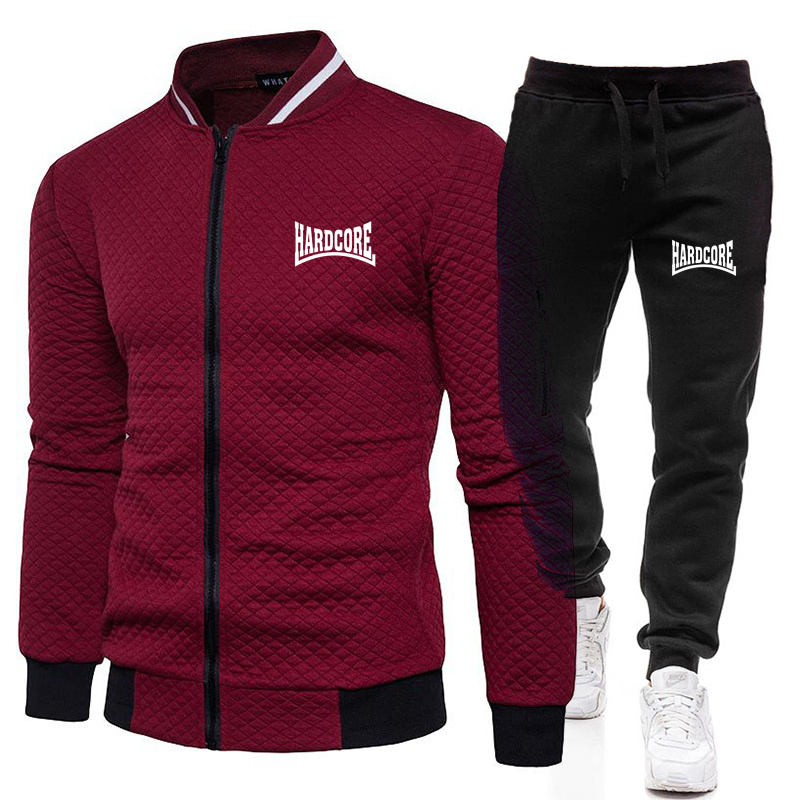 HARDCORE Jaket Set Kerah Tegak - Street Fashion China ulasan dan harga