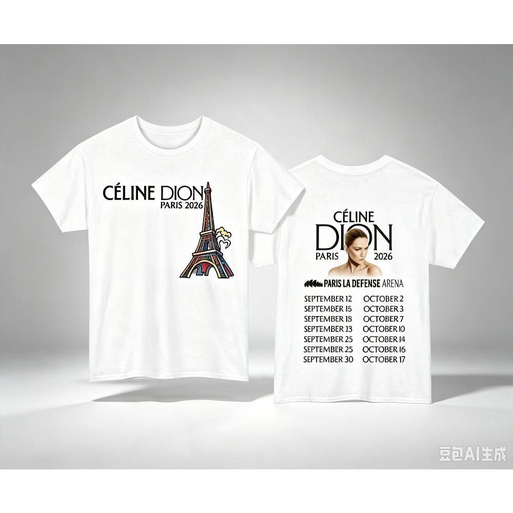 Kaos Pria Cetak Tanggal Tur Me - Street Fashion Paris ulasan dan harga