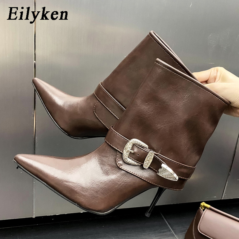 Eilyken Sepatu Bot Pergelangan - Street Fashion Lady ulasan dan harga
