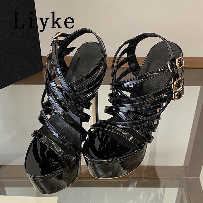 Liyke Sandal Hak Tinggi Super  - Street Fashion Lady ulasan dan harga